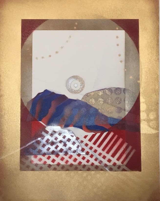 Landscape 1 Red Pearl Art Linda Shaffer