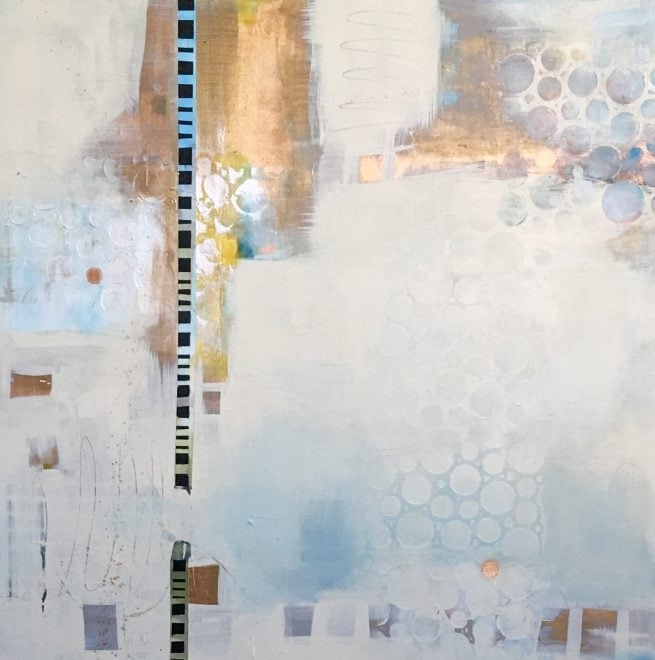 Transcendence One by Linda Shaffer Red Pearl Art