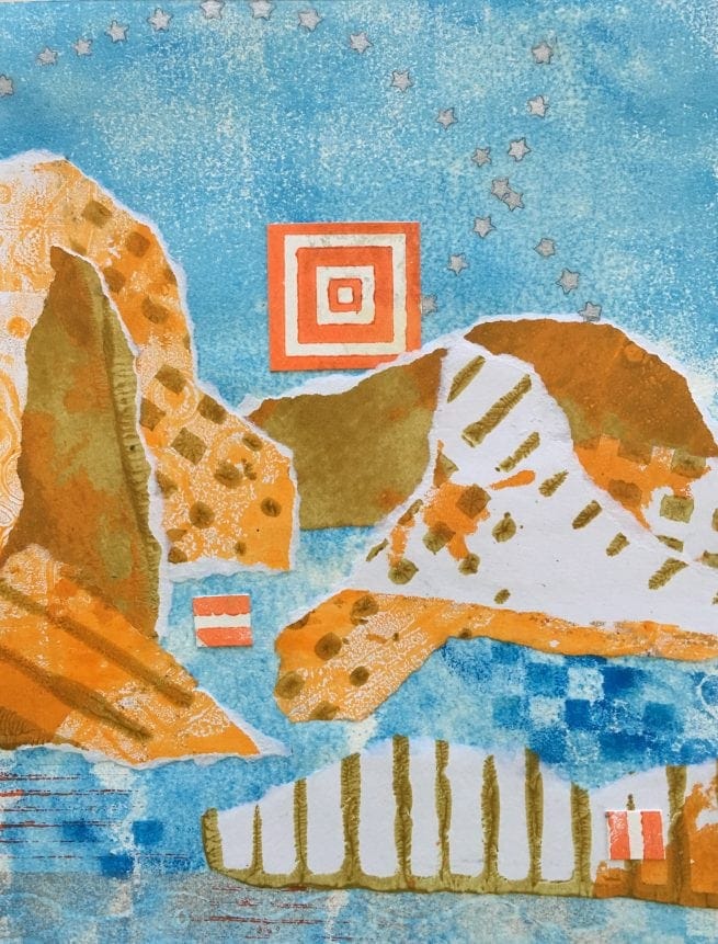 Desert 1 by Linda Shaffer From Red Pearl Art