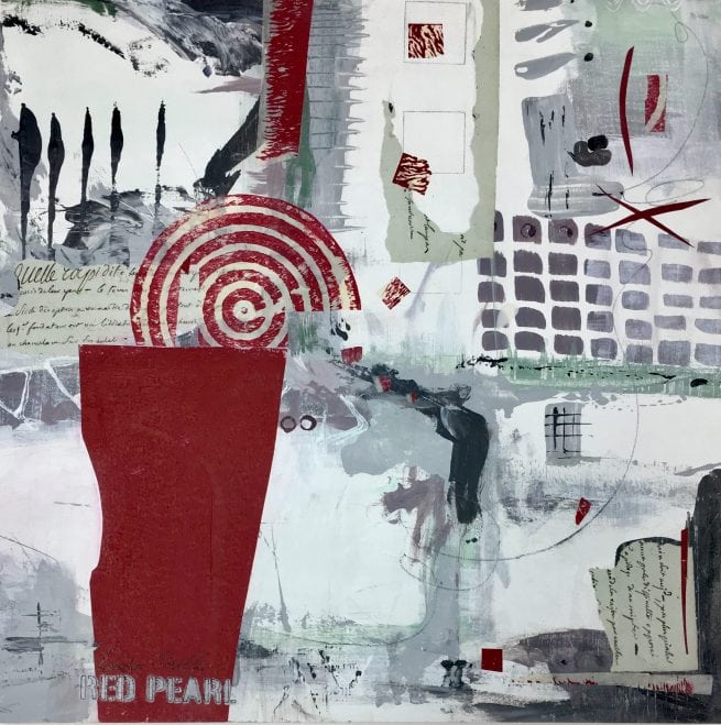 Reflection by Linda Shaffer Red Pearl Art