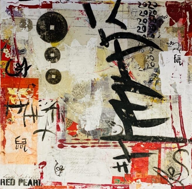 Year Of The Rat Linda Shaffer Red Pearl Art