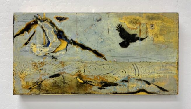 Two Cities by Linda Shaffer Red Pearl Art